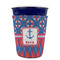 Buoy & Argyle Print Party Cup Sleeves - without bottom - FRONT (on cup)