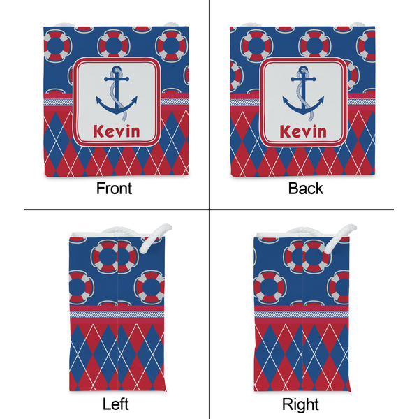 Buoy & Argyle Print Party Favor Gift Bag - Gloss - Approval