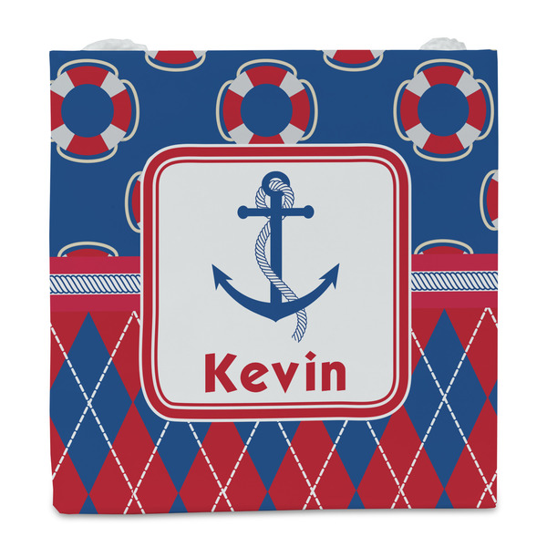 Buoy & Argyle Print Party Favor Gift Bag - Gloss - Front