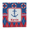 Buoy & Argyle Print Party Favor Gift Bag - Gloss - Front