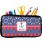 Buoy & Argyle Print Neoprene Pencil Case (Personalized)