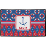 Buoy & Argyle Print Door Mat - 60"x36" (Personalized)