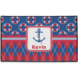 Buoy & Argyle Print Door Mat - 60"x36" (Personalized)