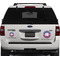 Buoy & Argyle Print Personalized Car Magnets on Ford Explorer