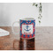 Buoy & Argyle Print Personalized Coffee Mug - Lifestyle