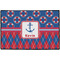 Buoy & Argyle Print Door Mat - 36"x24" (Personalized)