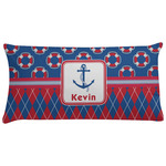 Buoy & Argyle Print Pillow Case (Personalized)