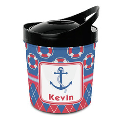 Buoy & Argyle Print Plastic Ice Bucket (Personalized)