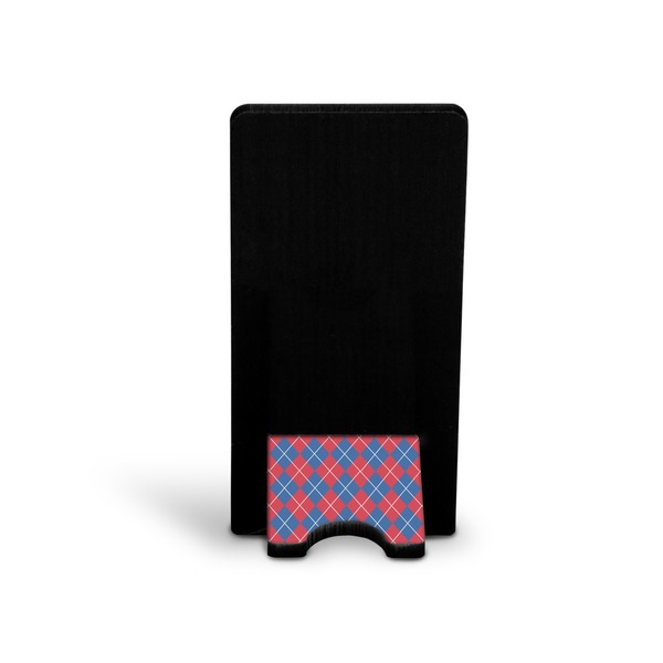 Buoy & Argyle Print Phone Stand - Back