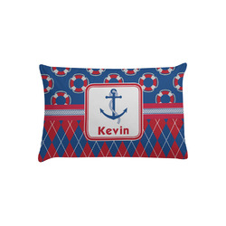 Buoy & Argyle Print Pillow Case - Toddler (Personalized)