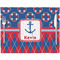 Buoy & Argyle Print Placemat with Props