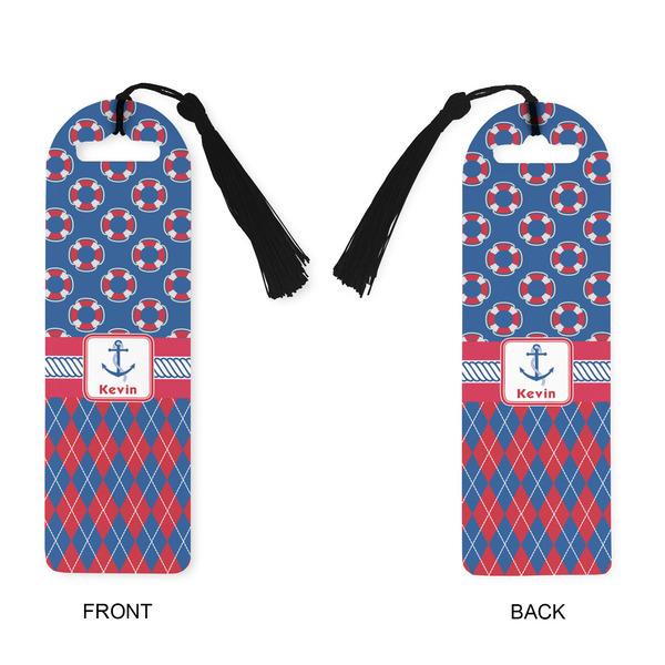 Buoy & Argyle Print Plastic Bookmarks - Approval