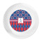 Buoy & Argyle Print Plastic Party Dinner Plates - Approval