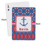 Buoy & Argyle Print Playing Cards - Approval