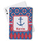 Buoy & Argyle Print Playing Cards (Personalized)