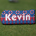 Buoy & Argyle Print Blade Putter Cover (Personalized)