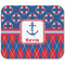 Buoy & Argyle Print Rectangular Mouse Pad - APPROVAL
