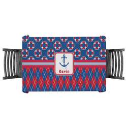 Buoy & Argyle Print Tablecloth - 58"x58" (Personalized)