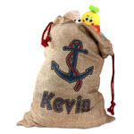 Buoy & Argyle Print Santa Sack (Personalized)