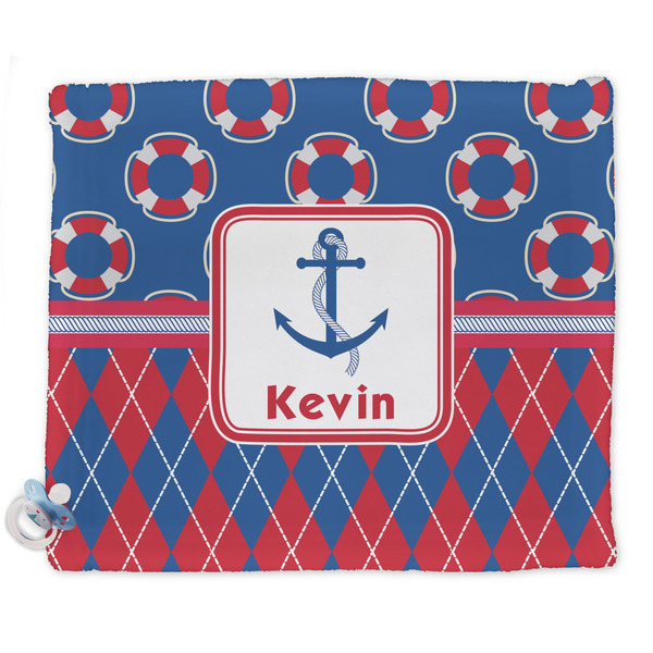 Custom Buoy & Argyle Print Security Blankets - Double Sided (Personalized)