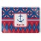 Buoy & Argyle Print Serving Tray (Personalized)