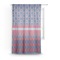 Buoy & Argyle Print Sheer Curtain With Window and Rod