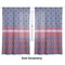 Buoy & Argyle Print Sheer Curtains