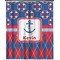 Buoy & Argyle Print Extra Long Shower Curtain - 70"x84" (Personalized)