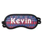 Buoy & Argyle Print Sleeping Eye Mask - Small (Personalized)