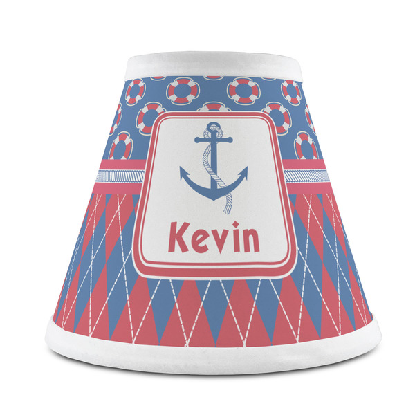 Custom Buoy & Argyle Print Chandelier Lamp Shade (Personalized)