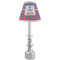 Buoy & Argyle Print Small Chandelier Lamp - LIFESTYLE (on candle stick)