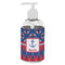 Buoy & Argyle Print Plastic Soap / Lotion Dispenser (8 oz - Small - White) (Personalized)