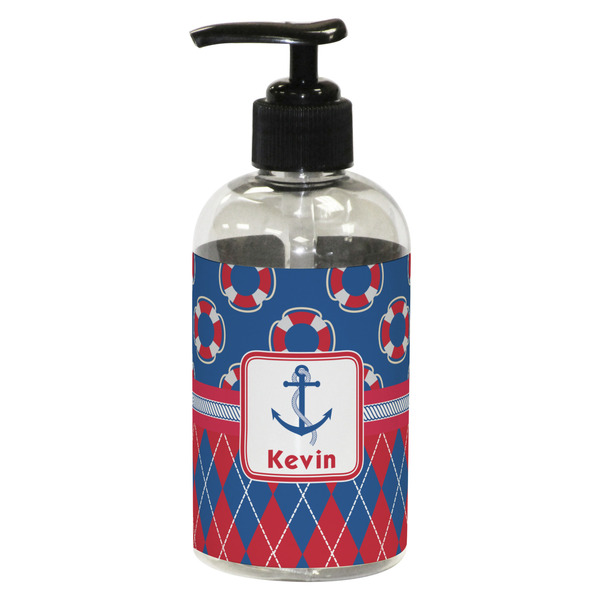 Buoy & Argyle Print Small Soap/Lotion Bottle