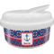Buoy & Argyle Print Snack Container (Personalized)