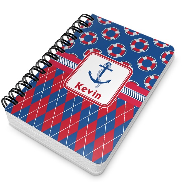 Buoy & Argyle Print Spiral Journal 5 x 7 - Main