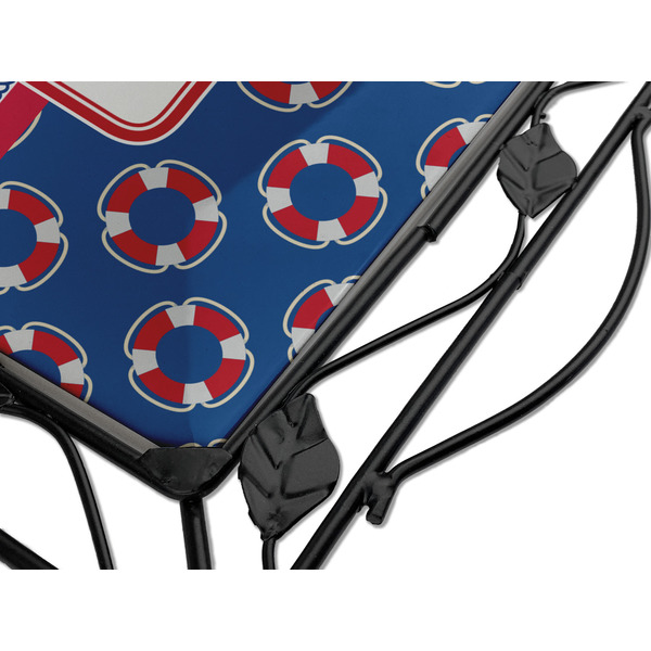 Buoy & Argyle Print Square Trivet - Detail