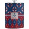 Buoy & Argyle Print Stainless Steel Flask