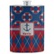 Buoy & Argyle Print Stainless Steel Flask (Personalized)