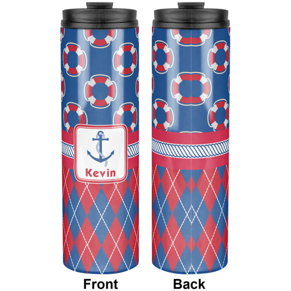 Buoy & Argyle Print Stainless Steel Tumbler 20 Oz - Approval