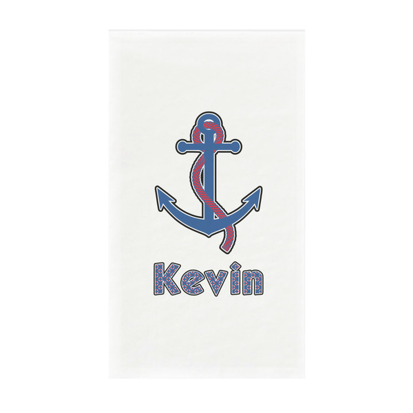 Custom Buoy & Argyle Print Guest Towels - Full Color - Standard (Personalized)