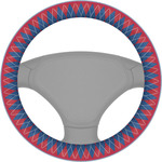 Buoy & Argyle Print Steering Wheel Cover (Personalized)