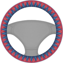 Buoy & Argyle Print Steering Wheel Cover (Personalized)