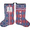 Buoy & Argyle Print Stocking - Double-Sided - Approval