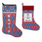 Buoy & Argyle Print Stockings - Side by Side compare