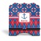 Buoy & Argyle Print Stylized Tablet Stand - Front without iPad