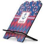 Buoy & Argyle Print Stylized Tablet Stand (Personalized)