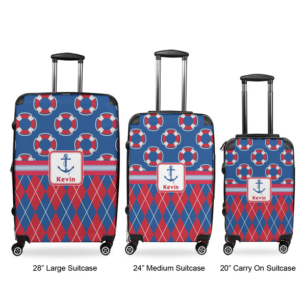 Buoy & Argyle Print Suitcase Set 1 - APPROVAL