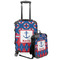 Buoy & Argyle Print Kids 2-Piece Luggage Set - Suitcase & Backpack (Personalized)