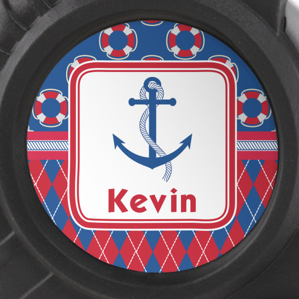 Buoy & Argyle Print Tape Measure - 25ft - detail