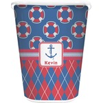 Buoy & Argyle Print Waste Basket (Personalized)